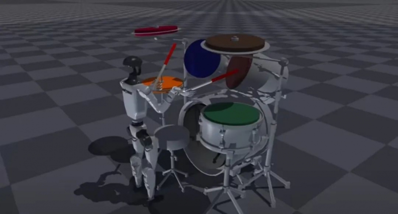 机器人鼓手能演绎摇滚、爵士等多风格曲目，节奏精准度超 90%(图1)